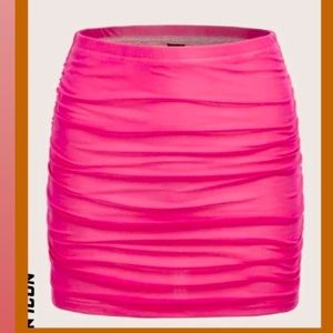 Pink mini skirt size small